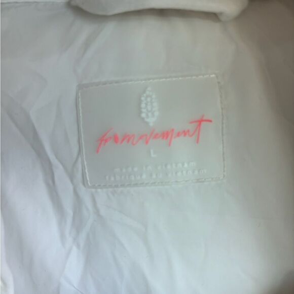 Nwt free people movement All Prepped Ski Jacket white black - Picture 7 of 8